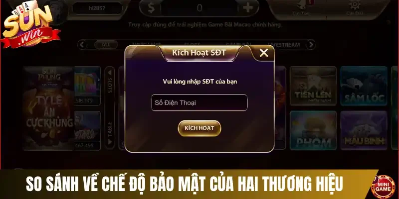So sánh về chế độ bảo mật của hai thương hiệu